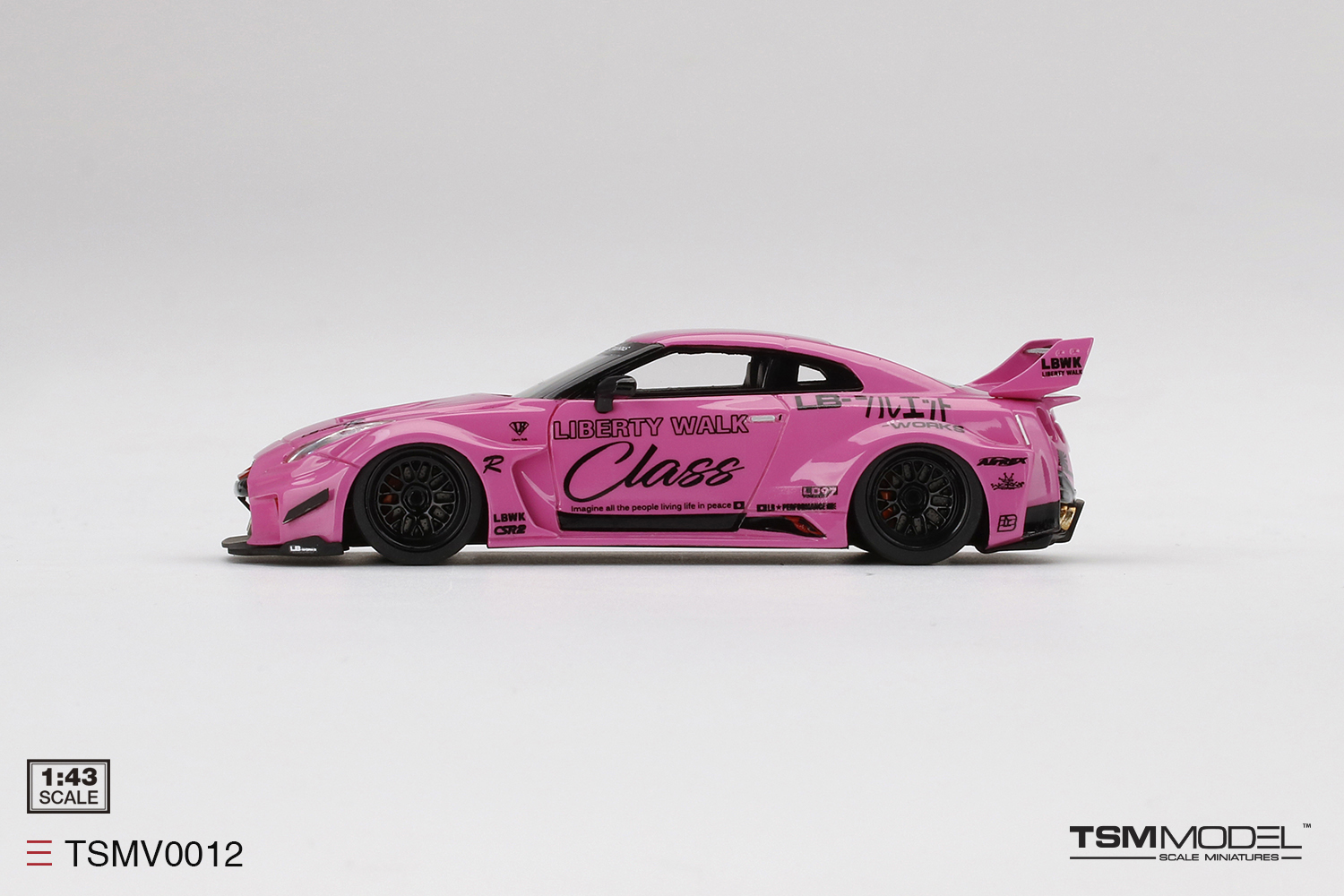 TSM MODEL 1 43 LB-Silhouette WORKS GT Nissan 35GT-RR バージョン1 マットブラック 完成品  人気TOP