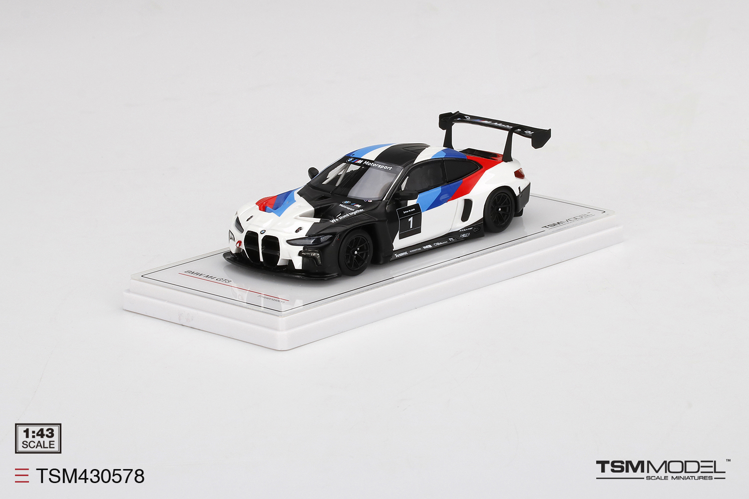 BMW M4 GT3 #1 Presentation 2021 – TSM 1:43 Resine – Supercars Modellauto